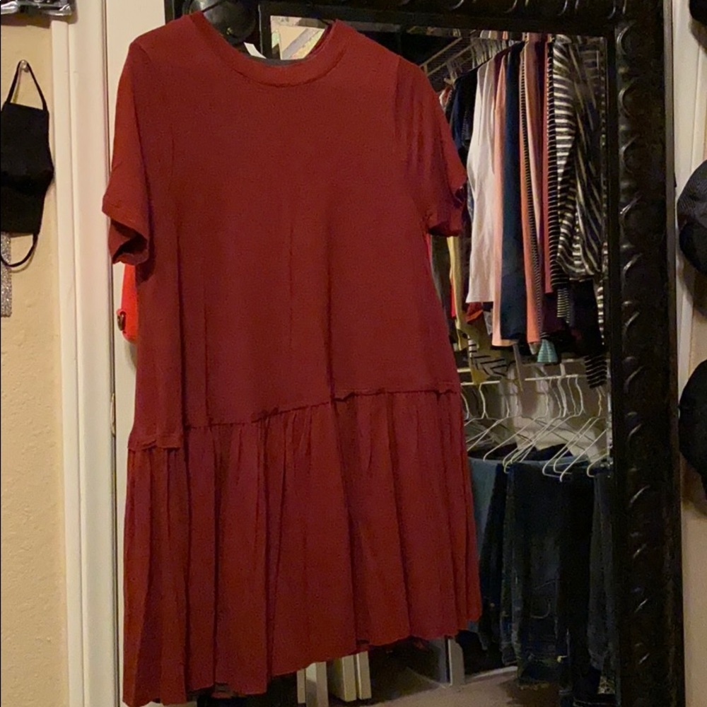 Zenana Premium Peplum short sleeve top/tunic